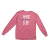 Classic Logo Garment Dyed Long Sleeve T-Shirt- Blue - Nauset Surf Shop