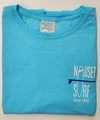 Classic Logo Garment Dyed Long Sleeve T-Shirt- Blue - Nauset Surf Shop