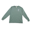 Classic Logo Garment Dyed Long Sleeve T-Shirt- Blue - Nauset Surf Shop