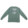 Classic Logo Garment Dyed Long Sleeve T-Shirt- Blue - Nauset Surf Shop