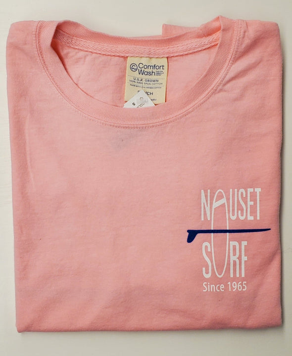 Classic Logo Garment Dyed T-Shirt- Blue - Nauset Surf Shop
