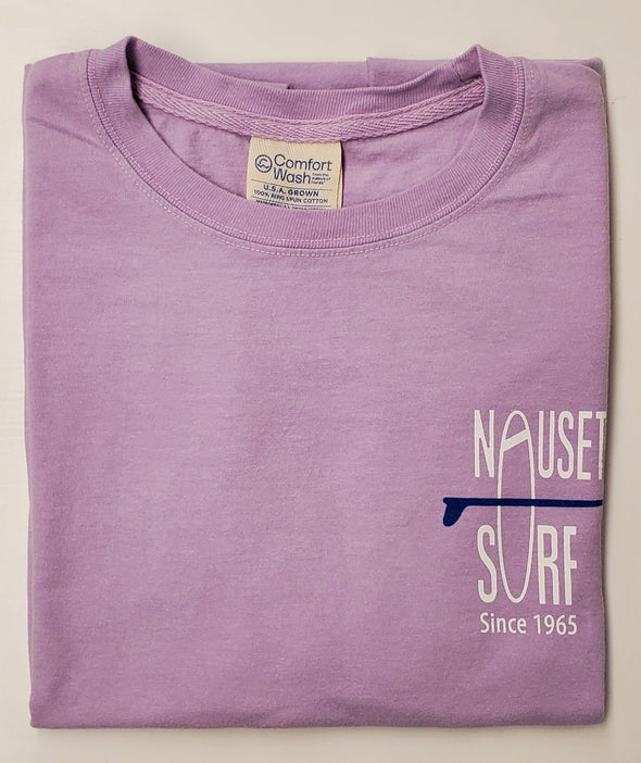 Classic Logo Garment Dyed T-Shirt- Blue - Nauset Surf Shop