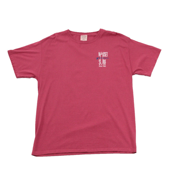 Classic Logo Garment Dyed T-Shirt- Blue - Nauset Surf Shop