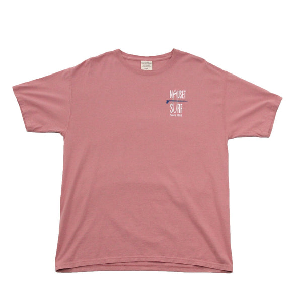 Classic Logo Garment Dyed T-Shirt- Blue - Nauset Surf Shop