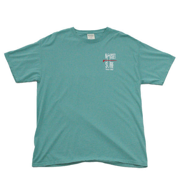 Classic Logo Garment Dyed T-Shirt- Red - Nauset Surf Shop
