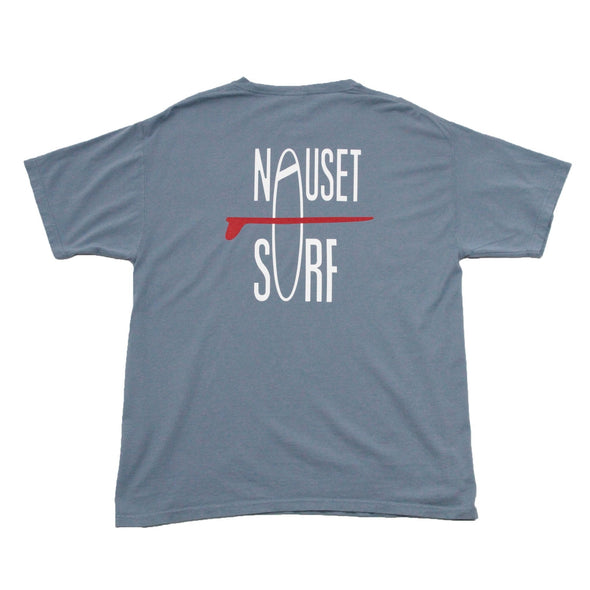 Classic Logo Garment Dyed T-Shirt- Red - Nauset Surf Shop