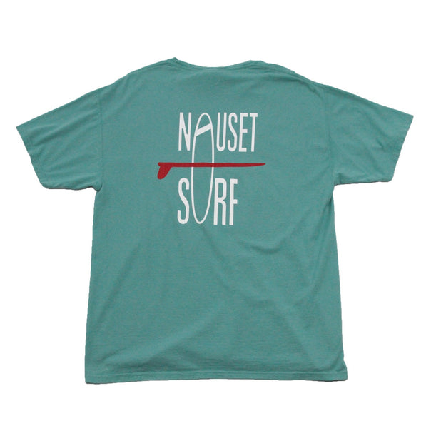 Classic Logo Garment Dyed T-Shirt- Red - Nauset Surf Shop