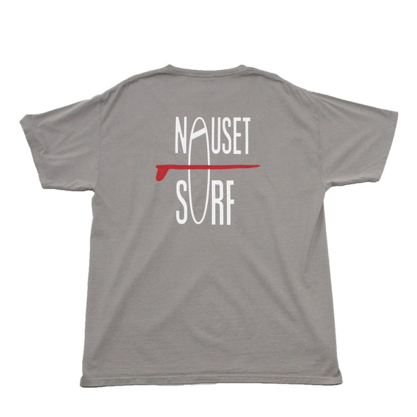 Classic Logo Garment Dyed T-Shirt- Red - Nauset Surf Shop