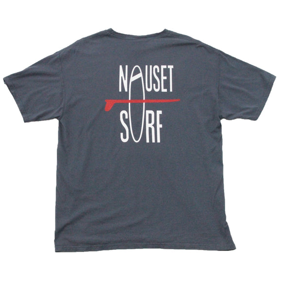 Classic Logo Garment Dyed T-Shirt- Red - Nauset Surf Shop