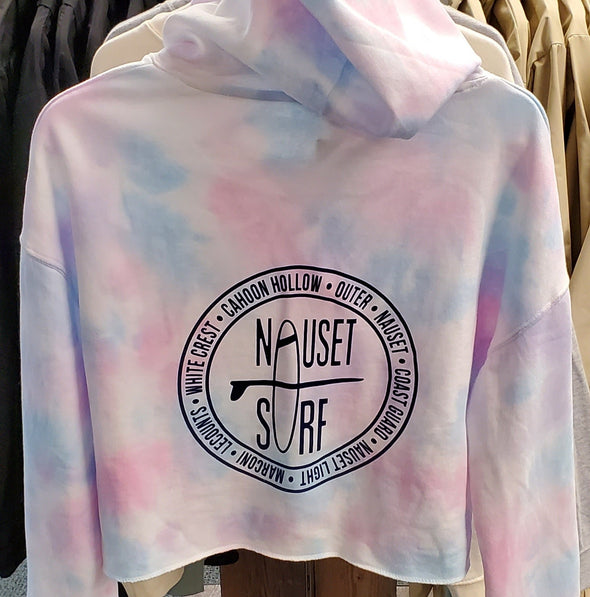 Beaches Logo Cropped Hooded Sweatshirt - Nauset Surf Shop