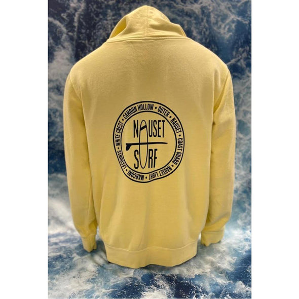 Beaches Logo Garment Dyed Hoodie - Blue - Nauset Surf Shop