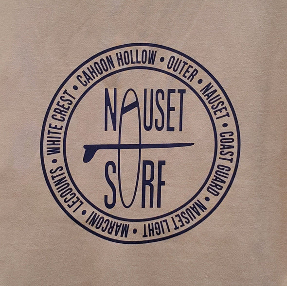 Beaches Logo Garment Dyed Hoodie - Blue - Nauset Surf Shop