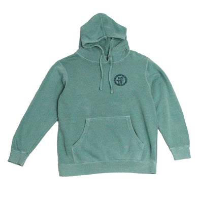 Beaches Logo Garment Dyed Hoodie - Blue - Nauset Surf Shop