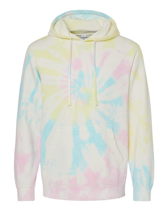Beaches Logo Garment Dyed Hoodie- Tie Dye - Nauset Surf Shop