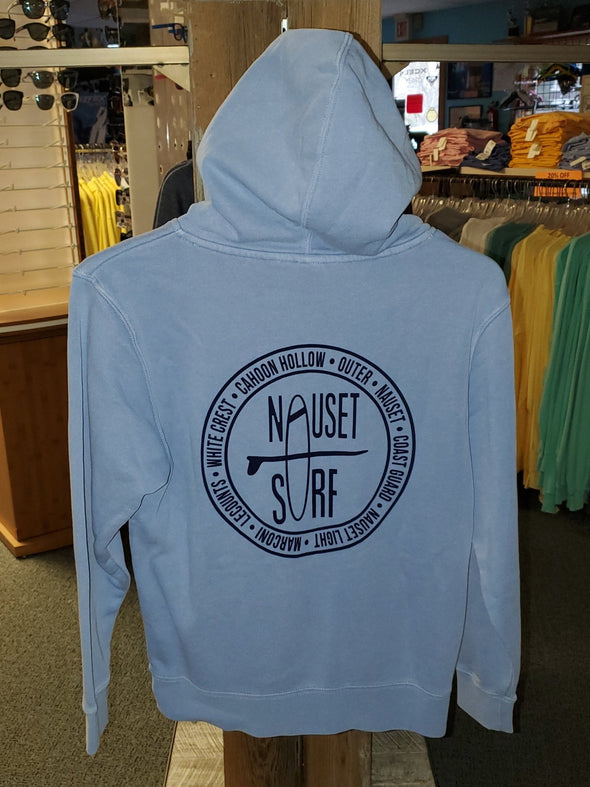 Beaches Logo Garment Dyed Hoodie- YOUTH - Nauset Surf Shop