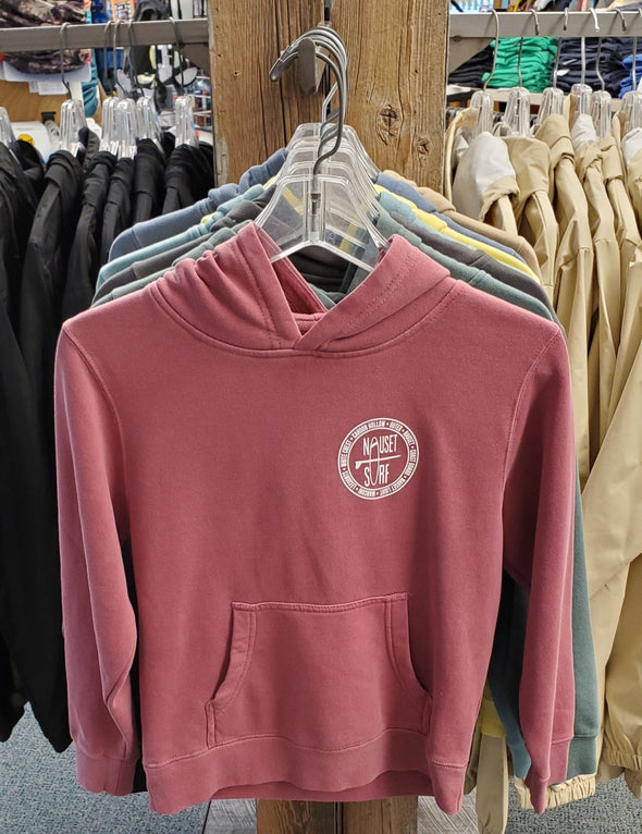 Beaches Logo Garment Dyed Hoodie- YOUTH - Nauset Surf Shop