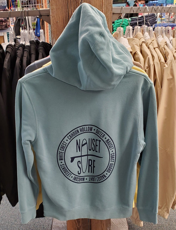 Beaches Logo Garment Dyed Hoodie- YOUTH - Nauset Surf Shop