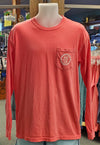 Beaches Logo Garment Dyed Long Sleeve Pocket T-Shirt - Nauset Surf Shop
