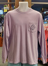 Beaches Logo Garment Dyed Long Sleeve Pocket T-Shirt - Nauset Surf Shop