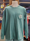 Beaches Logo Garment Dyed Long Sleeve Pocket T-Shirt - Nauset Surf Shop