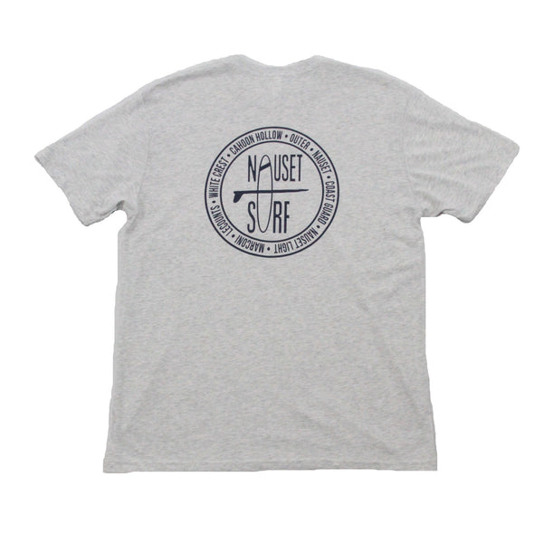 Beaches Logo Men's Tri-Blend T-Shirt - Nauset Surf Shop