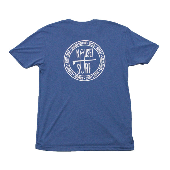 Beaches Logo Men's Tri-Blend T-Shirt - Nauset Surf Shop