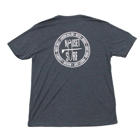 Beaches Logo Men's Tri-Blend T-Shirt - Nauset Surf Shop