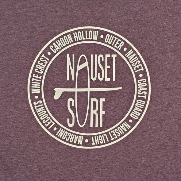 Beaches Logo Unisex Triblend Hooded Long Sleeve Pullover - Nauset Surf Shop