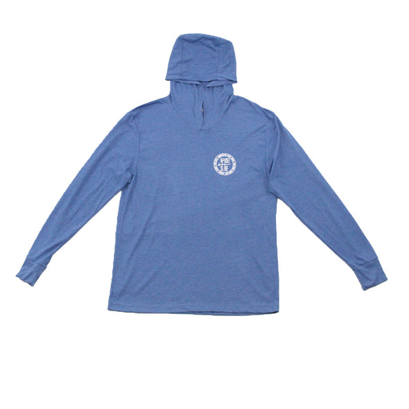 Beaches Logo Unisex Triblend Hooded Long Sleeve Pullover - Nauset Surf Shop