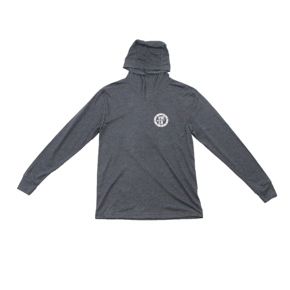 Beaches Logo Unisex Triblend Hooded Long Sleeve Pullover - Nauset Surf Shop