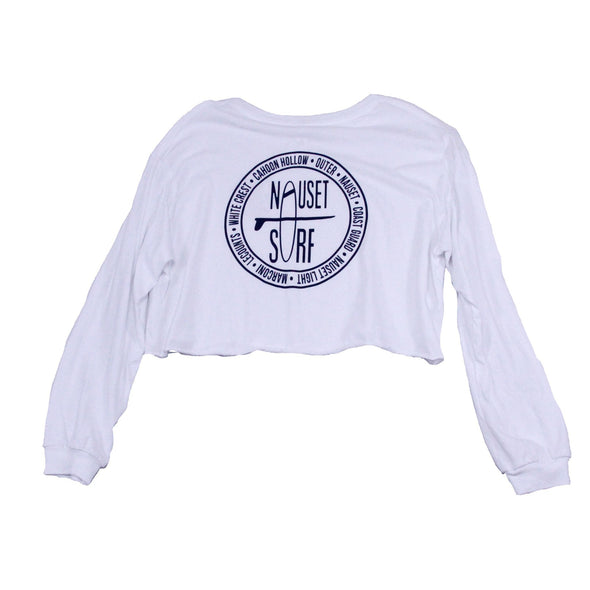 Beaches Long Sleeve Cropped T Shirt - Nauset Surf Shop