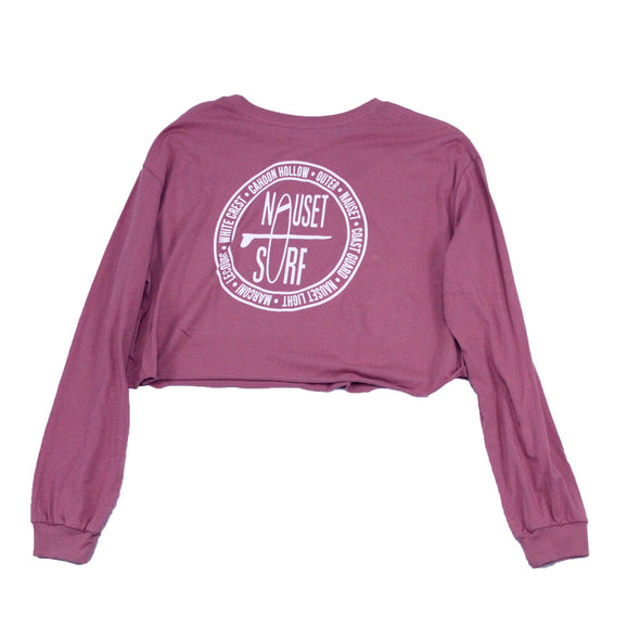 Beaches Long Sleeve Cropped T Shirt - Nauset Surf Shop