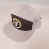 Beaches Rubber Logo C57CT 7Panel Cotton Twill- Black/Gold - Nauset Surf Shop