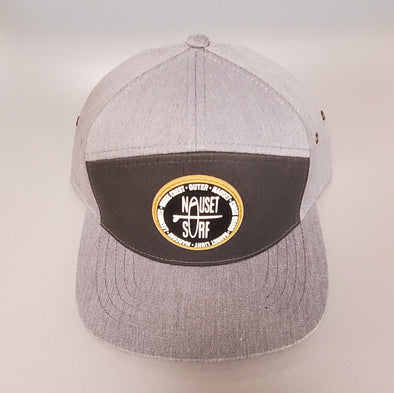 Beaches Rubber Logo C57CT 7Panel Cotton Twill- YOUTH - Nauset Surf Shop