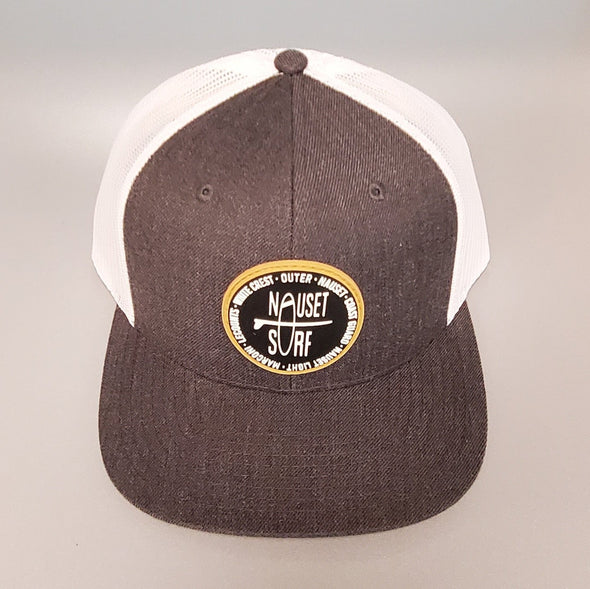 Beaches Rubber Patch c52WM Panel Trucker- Wool/Mesh - Nauset Surf Shop