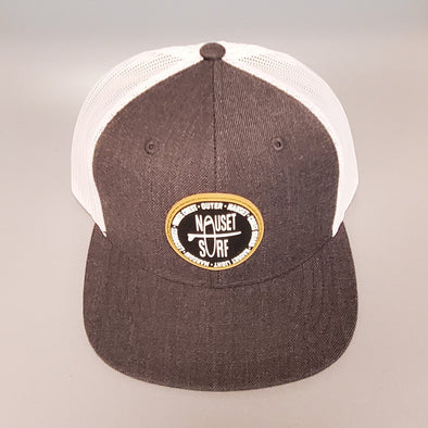 Beaches Rubber Patch c52WM Wool/Mesh Trucker- YOUTH - Nauset Surf Shop