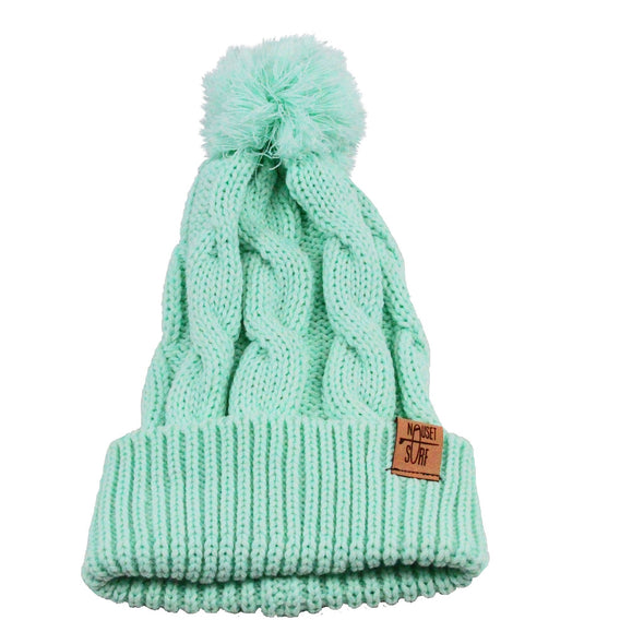 Beanie- Chunk Twist Knit w/ Cuff - Nauset Surf Shop