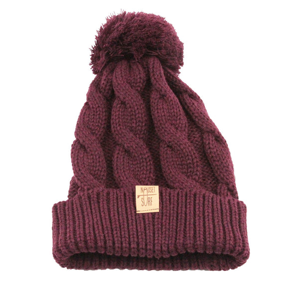 Beanie- Chunk Twist Knit w/ Cuff - Nauset Surf Shop
