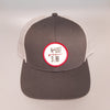 Circle Classic Logo C12CTM Pre Curved Trucker- RED - Nauset Surf Shop