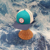 Circle Classic Logo C12CTM Pre Curved Trucker- RED - Nauset Surf Shop