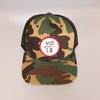 Circle Classic Logo C12CTM Pre Curved Trucker- RED - Nauset Surf Shop