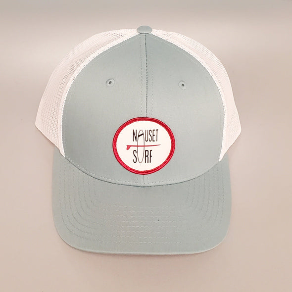 Circle Classic Logo C12CTM Pre Curved Trucker- RED - Nauset Surf Shop