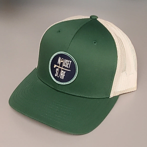 Circle Classic Logo C12CTM Pre Curved Trucker- TEAL - Nauset Surf Shop