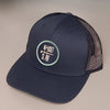 Circle Classic Logo C12CTM Pre Curved Trucker- TEAL - Nauset Surf Shop