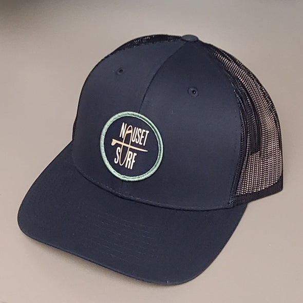 Circle Classic Logo C12CTM Pre Curved Trucker- TEAL - Nauset Surf Shop