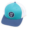 Circle Classic Logo C12CTM Pre Curved Trucker- TEAL - Nauset Surf Shop