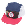Circle Classic Logo C20CTM 5 PANEL TRUCKER TWILL&MESH- RED - Nauset Surf Shop