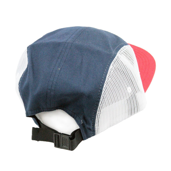 Circle Classic Logo C20CTM 5 PANEL TRUCKER TWILL&MESH- RED - Nauset Surf Shop