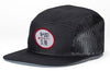 Circle Classic Logo C20CTM 5 PANEL TRUCKER TWILL&MESH- RED - Nauset Surf Shop