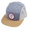 Circle Classic Logo C20CTM 5 PANEL TRUCKER TWILL&MESH- RED - Nauset Surf Shop